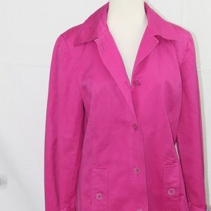 Dana Buchman Trench Jacket Size 8